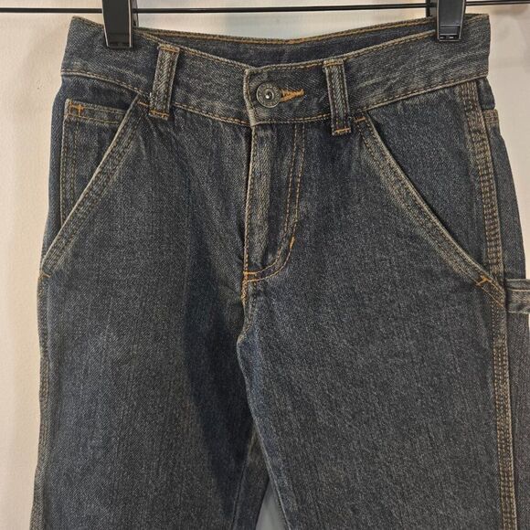 Faded Glory Jeans Boys Adjustable Waist Dark Blue Size 8S - Picture 3 of 8